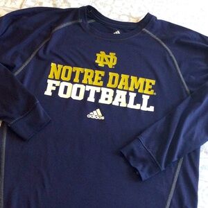 🏈Norte Dame Football shirt. Size M 10/12 youth